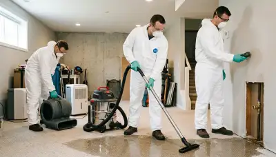 Burst pipe cleanup crew restoring water-damaged home in Independence, MO