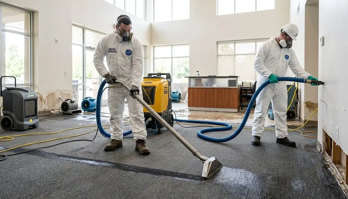 Commercial water damage restoration in Independence, MO for flood and leak cleanup