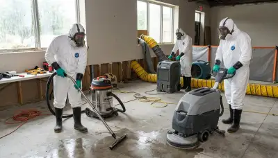 Flood damage cleanup crew serving homes in Independence, MO after heavy rain and storm damage