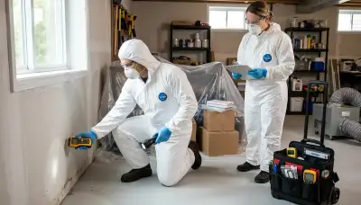 Mold inspection technician serving homes in Independence, MO for water damage and moisture issues