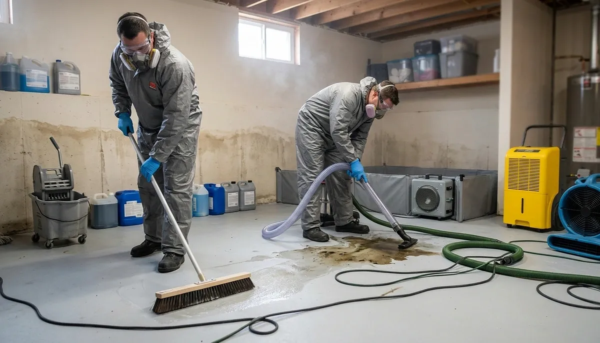 Sewer backup cleanup in Independence, MO for water damage restoration service