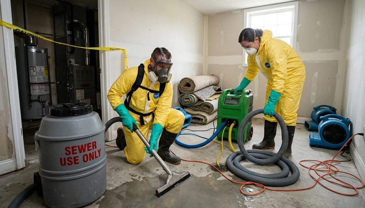 Sewer backup cleanup service in Independence, MO for 24/7 water damage restoration