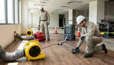 Structural drying equipment for water damage restoration in Independence, MO
