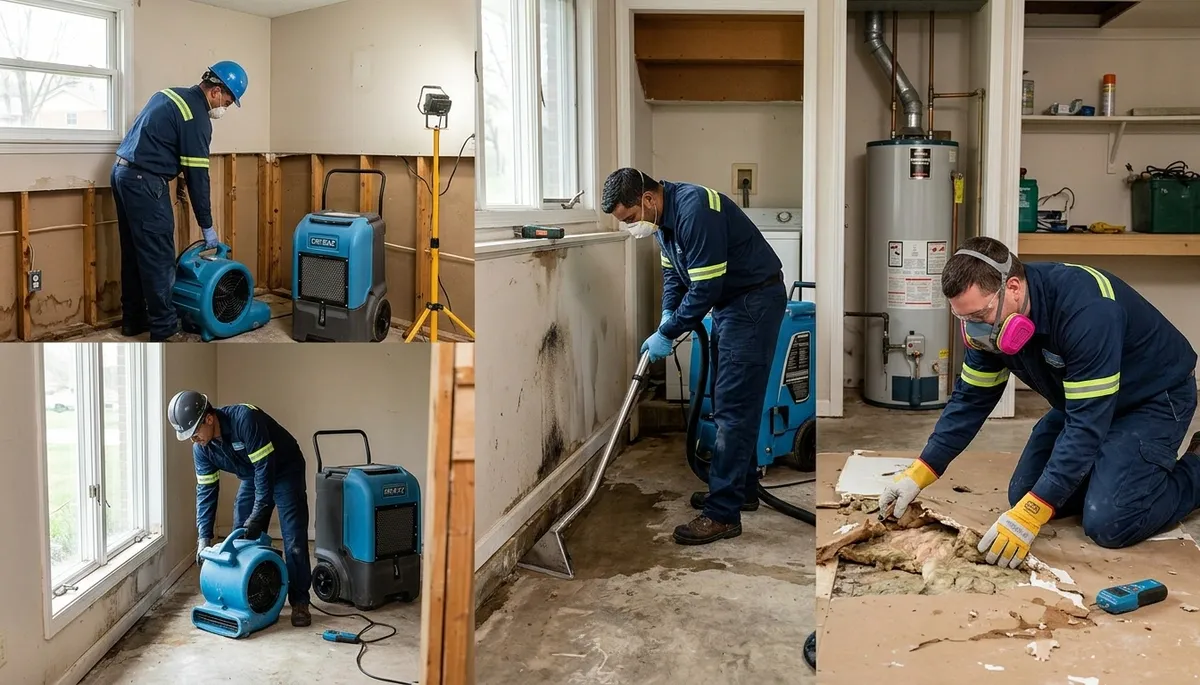 Water damage restoration team serving Independence, MO with professional cleanup and drying services