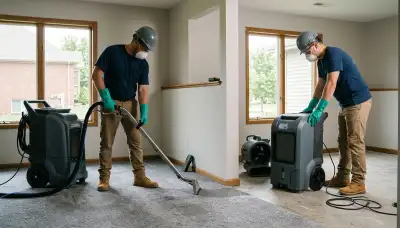 Water damage restoration team serving Independence, MO for emergency cleanup and repair