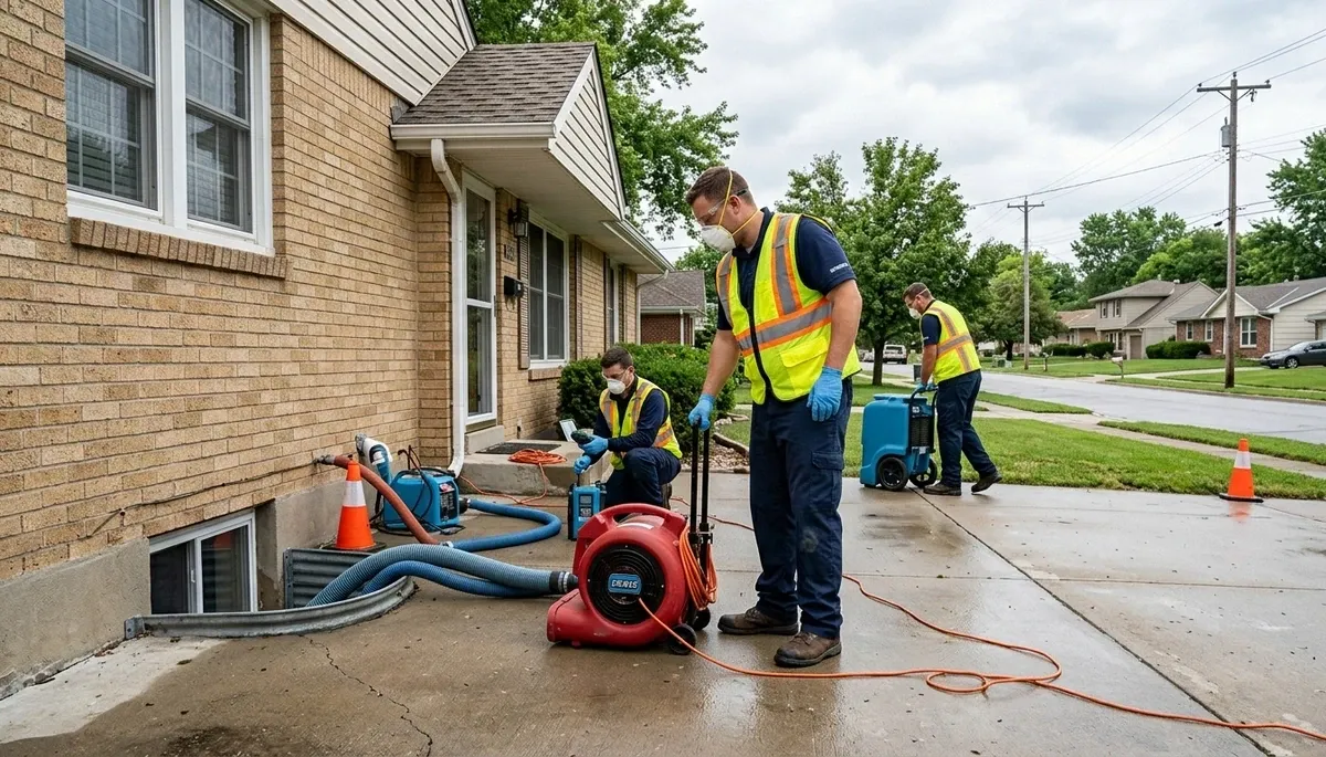 Water damage restoration team serving Independence, MO homes and businesses