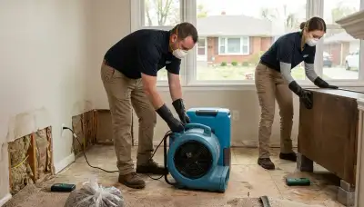 Water damage restoration team serving Independence, MO for emergency cleanup and repairs