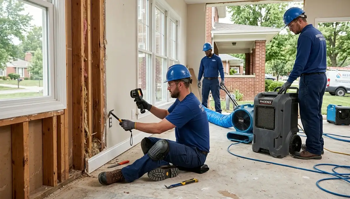Water damage restoration team serving Independence, MO for fast cleanup and drying