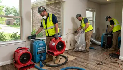 Water damage restoration team serving Independence, MO for emergency cleanup and repairs