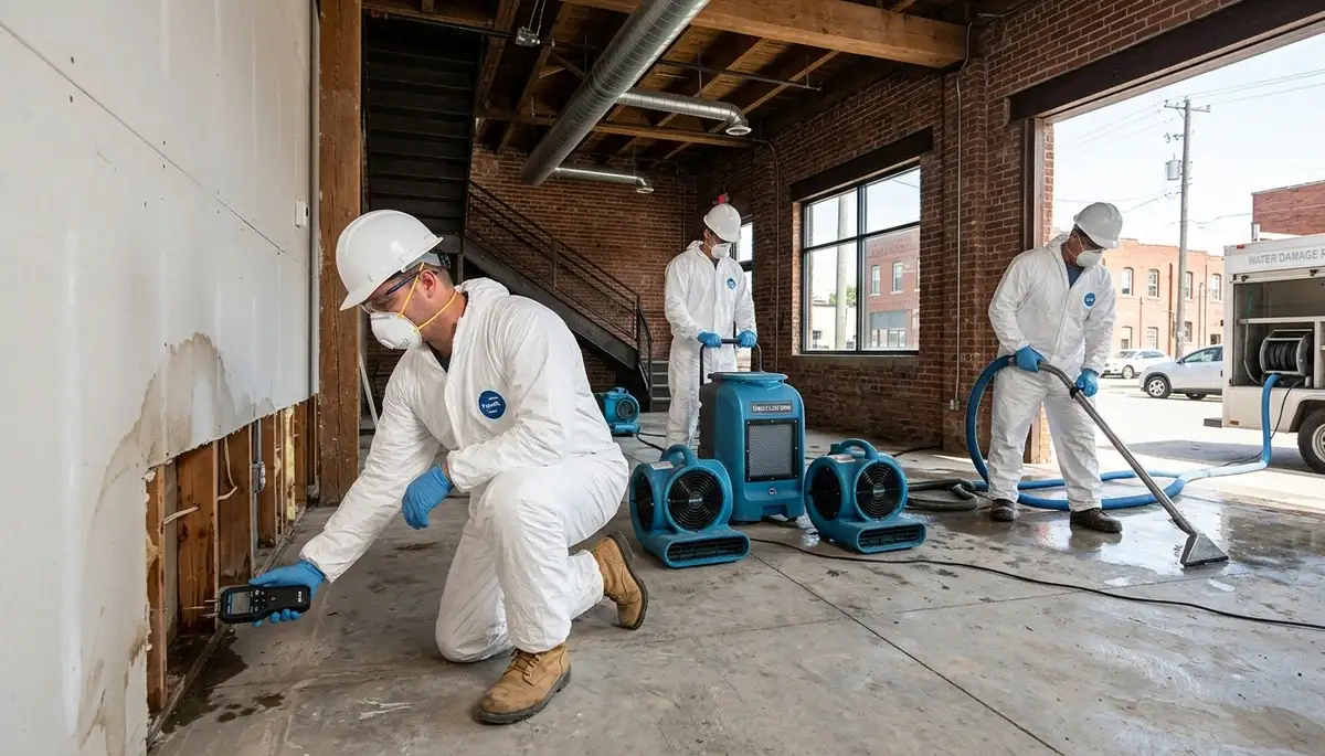 Water damage restoration team serving Independence, MO for fast emergency cleanup and repairs