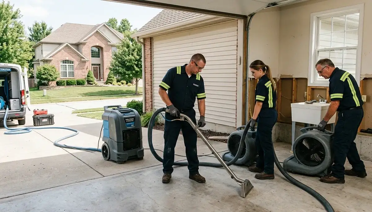 Water damage restoration team serving Independence, MO for fast cleanup and repair