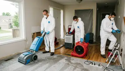 Water damage restoration team serving Independence, MO with professional cleanup and drying services
