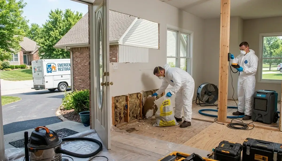 Water damage restoration team serving Independence, MO homes and businesses
