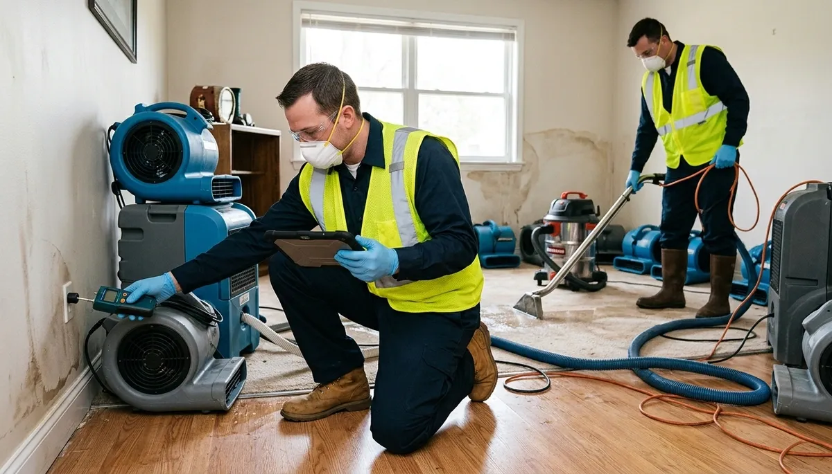 Water damage restoration team serving Independence, MO with 24/7 emergency cleanup and repair