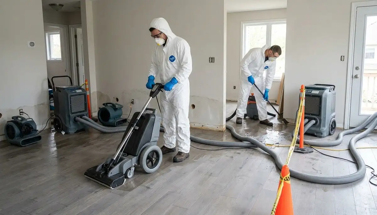 Water damage restoration team serving Independence, MO for flood and leak cleanup