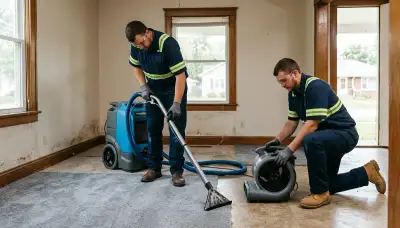 Water damage restoration team serving Independence, MO for emergency cleanup and drying
