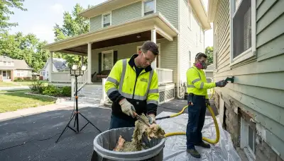Water damage restoration team in Independence, MO providing emergency cleanup and drying services